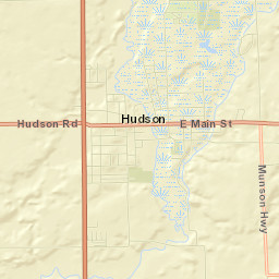 Hudson Street Map