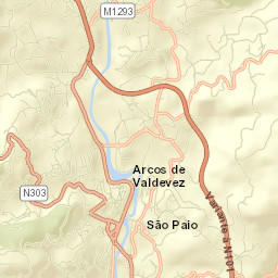 Arcos de Valdevez Street Map