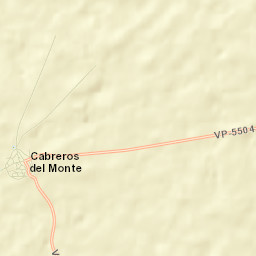 Cabreros del Monte Street Map