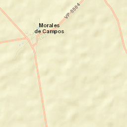 Morales de Campos Street Map