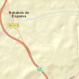 Bahabón de Esgueva Street Map