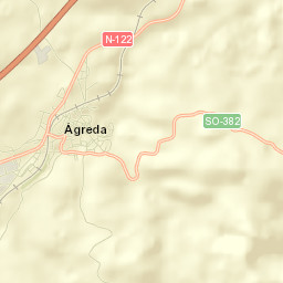 Ágreda Street Map