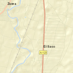Zuera Street Map