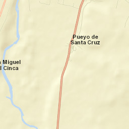 Pueyo de Santa Cruz Street Map