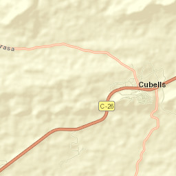 Cubells Street Map