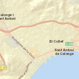 Calonge Street Map