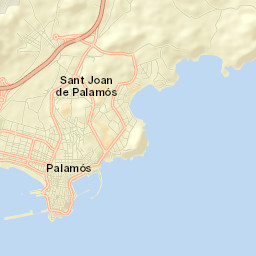 Palamós Street Map
