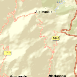 Albitreccia Street Map