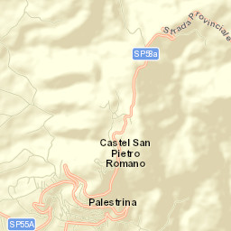 Castel San Pietro Romano Street Map