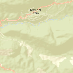 Trevi nel Lazio Street Map