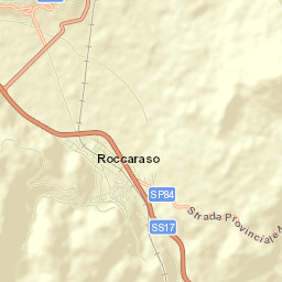 Roccaraso Street Map
