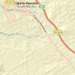 Sveti Nikole Street Map