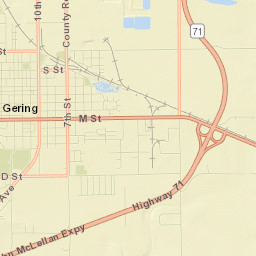 Gering Street Map