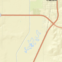 Oakland Street Map