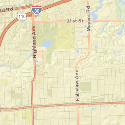 Downers Grove Street Map