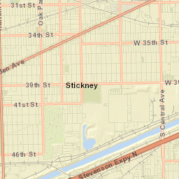 Stickney Street Map