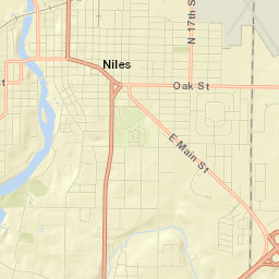 Niles Street Map
