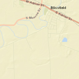 Blissfield Street Map