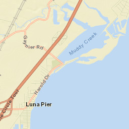 Luna Pier Street Map