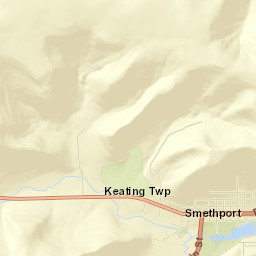 Smethport Street Map