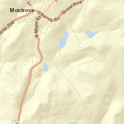 Montrose Street Map