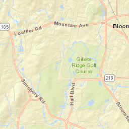 Hartford County Street Map