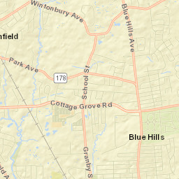 Blue Hills Street Map