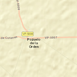 Pozuelo de la Orden Street Map