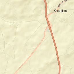 Oquillas Street Map