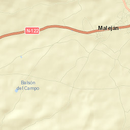 Maleján Street Map