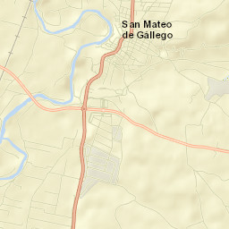 San Mateo de Gállego Street Map