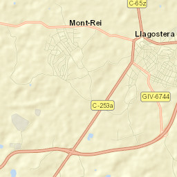Llagostera Street Map