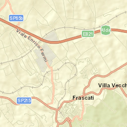 Frascati Street Map