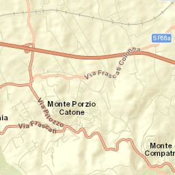 Monte Porzio Catone Street Map