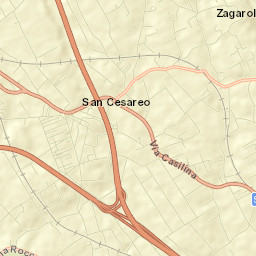 San Cesareo Street Map