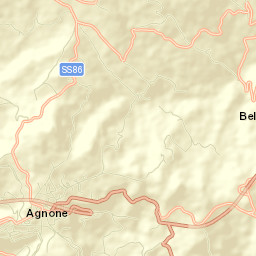 Agnone Street Map