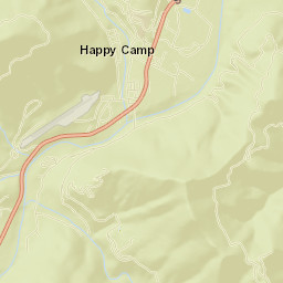 Happy Camp Street Map