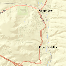 Kemmerer Street Map