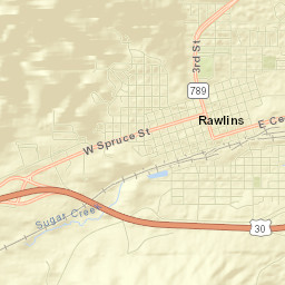 Rawlins Street Map