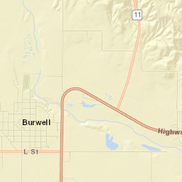 Burwell Street Map