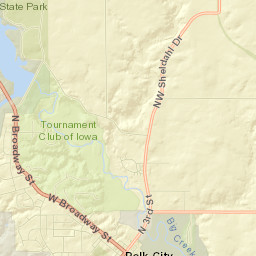 Polk City Street Map