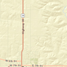 Cedar County Street Map