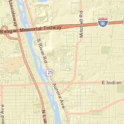 1985 Mitchell Road, Aurora, IL 60505, USA Street Map