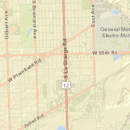 Countryside Street Map