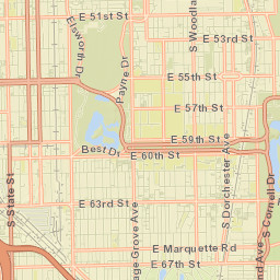 Hyde Park Street Map