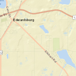 Edwardsburg Street Map