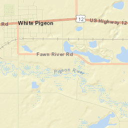 White Pigeon Street Map