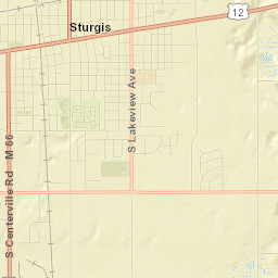 Sturgis Street Map