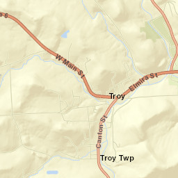 Troy Street Map
