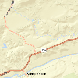 Kerhonkson Street Map